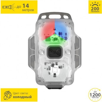 Фонарь ARMYTEK CRYSTAL GREY ONYX